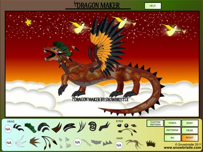 dragon maker dress up game