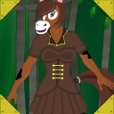 steampunk anthro pony