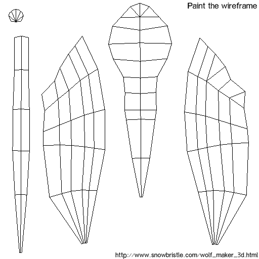 tail texture of wolf